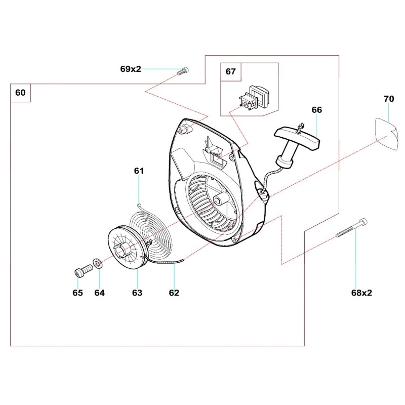 Demarrage complète en plastique Comer C50, MONDOKART, kart, go