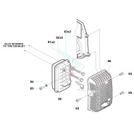 Discharge Protection Plastic Comer C50, mondokart, kart, kart