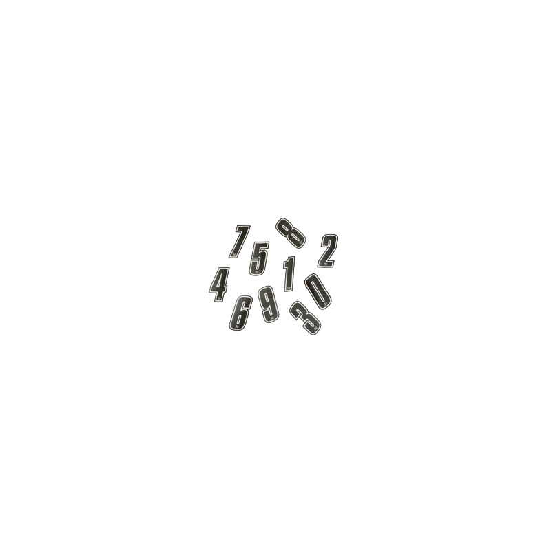 Numeros Adhesivos Freeline, MONDOKART, kart, go kart, karting