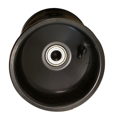 Cerchio Anteriore 116 mm Alluminio NERO, MONDOKART, kart, go