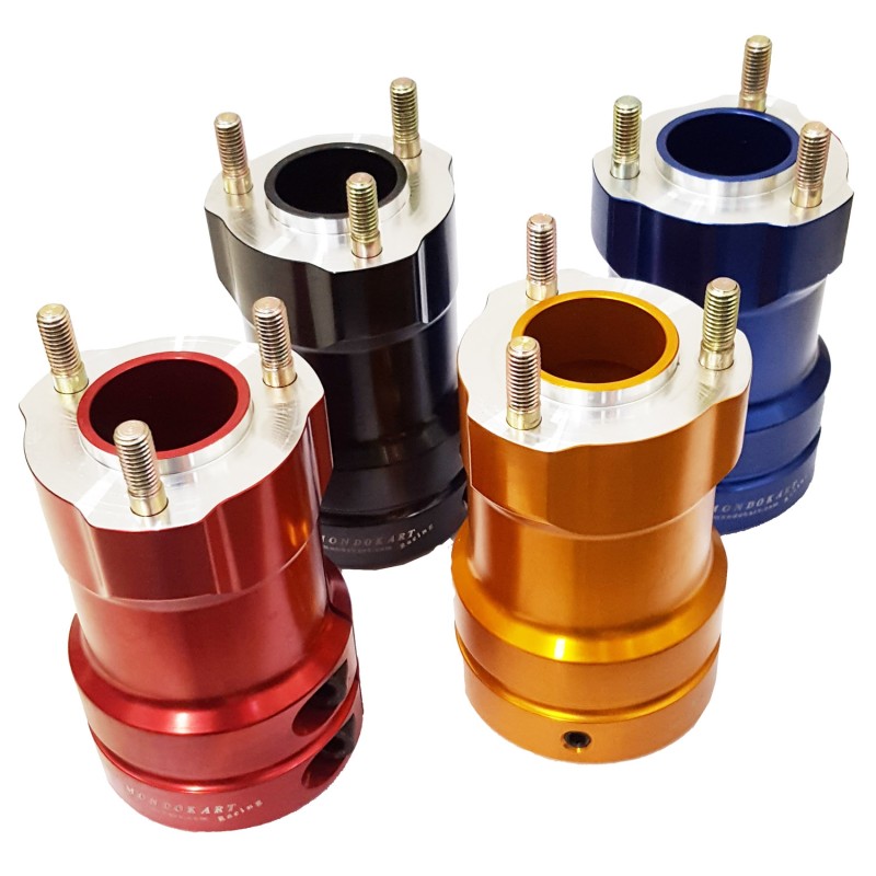 Rear hub anodized aluminum 50 / 115-8, mondokart, kart, kart