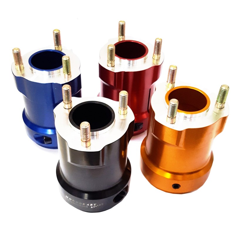 Rear hub anodized aluminum 50 / 95-8, mondokart, kart, kart Rear hub anodized aluminum 50 / 95-8, mondokart, kart, kart