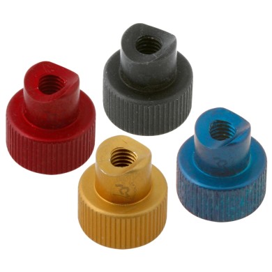 Bouton de commande de tige de frein anodisé, MONDOKART, kart