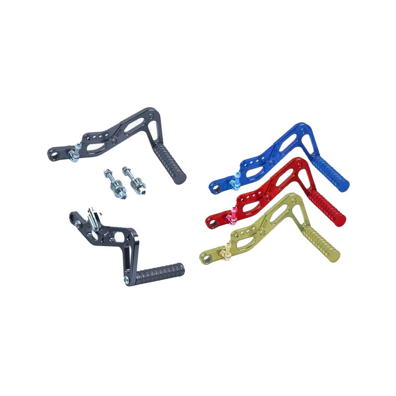 Par Pedales en Aluminio anodizado, MONDOKART, kart, go kart