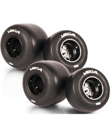 Set Pneumatici Vega Bianche XM3 CIK PRIME NEW
