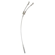 Cavo Sicurezza Freno 46cm Doppio KZ CRG, MONDOKART, kart, go