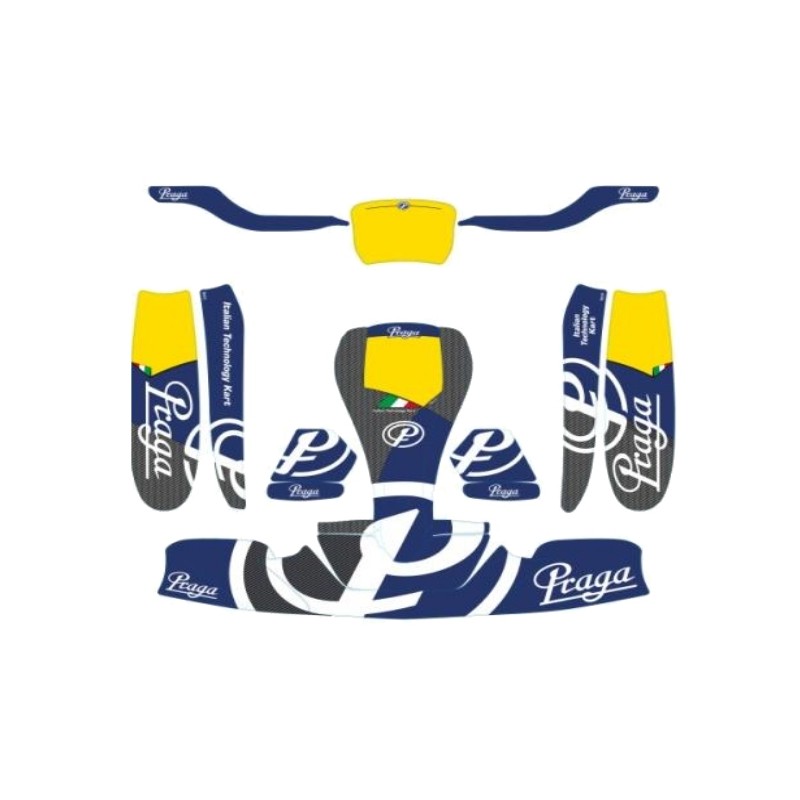 Aufkleber Kit KG 506 IPK Praga - NEW 2020, MONDOKART, kart, go