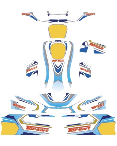 Bodyworks Stickers Top Kart Twister 125cc KF KZ FP7