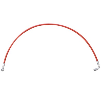 Tubo freno posteriore 825mm occhiello CRG Top-Kart, MONDOKART