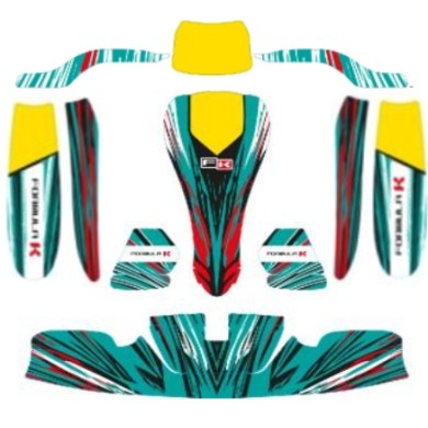 Stickers Kit for bodyworks KG 506 IPK Formula K - NEW 2020