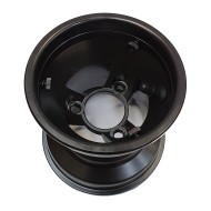 Front Rim 130mm "RACES" Standard (with screws) TOP-KART BLACK
