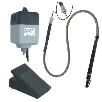 Kit Tiller Motor + Pedal + Flexible Shaft DE GIORGI 180W -