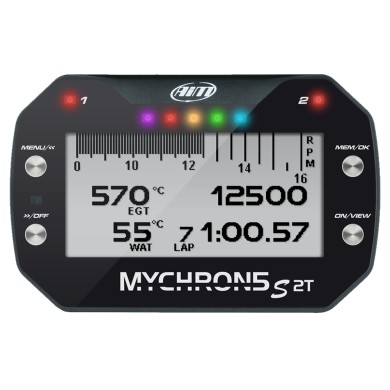 MyChron 5 2T AIM - GPS Lap timer 2 temperature - Con Sonda
