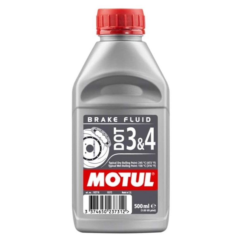 Olio Freni Motul DOT3 DOT4 500ml, MONDOKART, kart, go kart