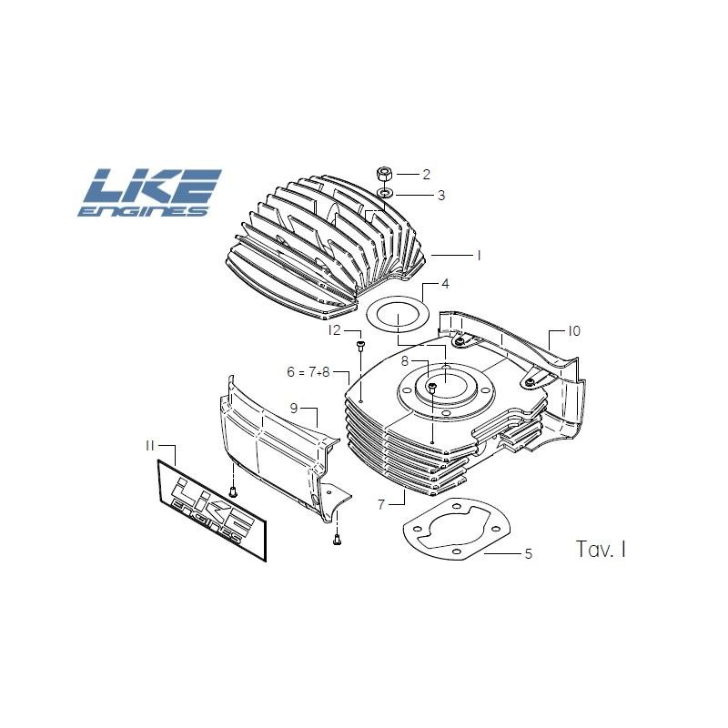Testa LKE R15 60cc VO, MONDOKART, kart, go kart, karting