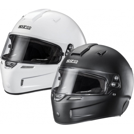 Sparco Helmet Fiberglass KF-5W (white or black) on Offer - Buy Now on