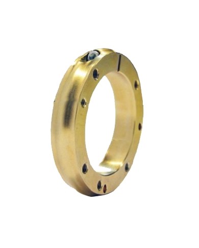 Axle support Flange 50 4F Gold Alluminium R-Line CRG