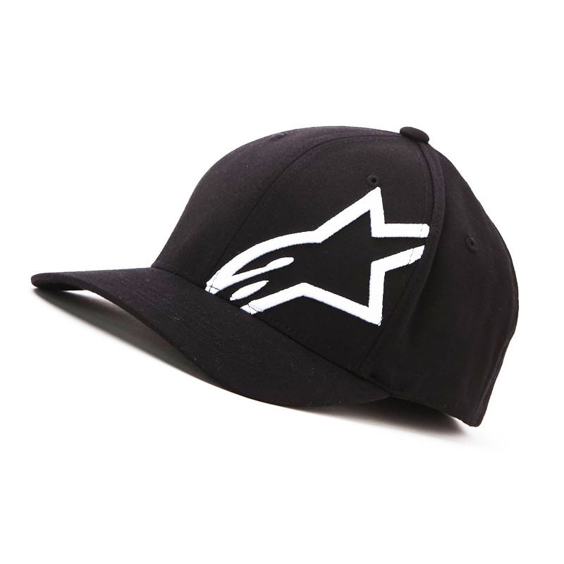 Baseball Cap Alpinestars Schwarz, MONDOKART, kart, go kart
