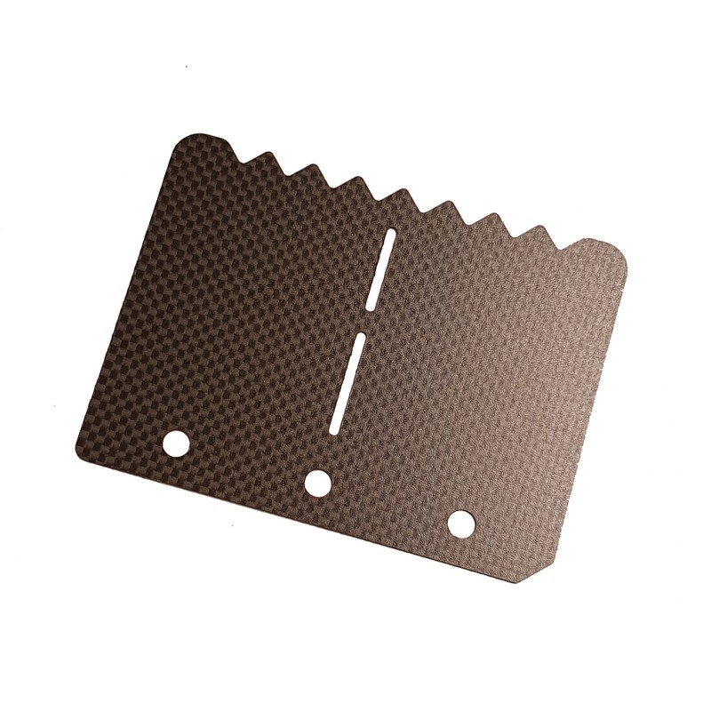Lamella Carbonio KZ SEGHETTATA Universale, MONDOKART, kart, go