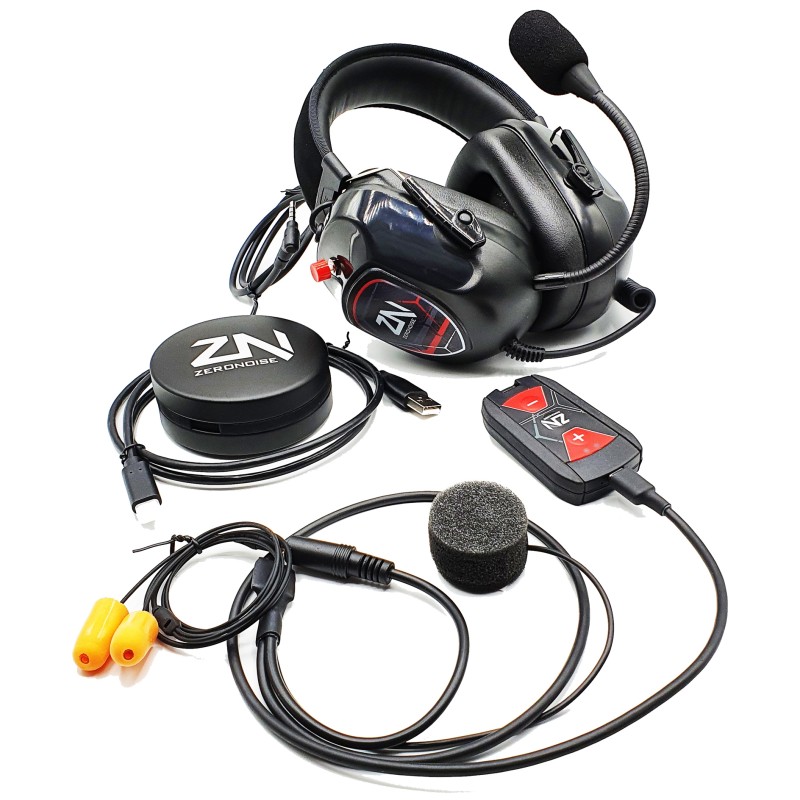 Kit Intercomunicacion Kart OMP Zeronoise PIT-LINK PRO