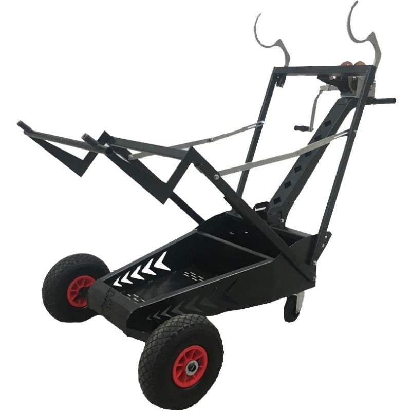 Chariot Porte Kart avec Manivelle semi-automatique Mondokart