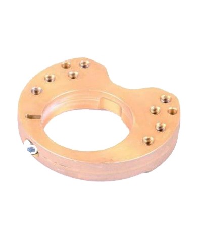 Axle support Flange 30mm Mini Gold Aluminium Special CRG