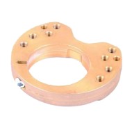 Axle support Flange 30mm Mini Gold Aluminium Special CRG