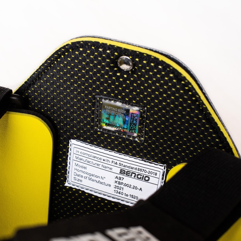 Protector Costillas Homologado FIA BENGIO AB7, MONDOKART, kart