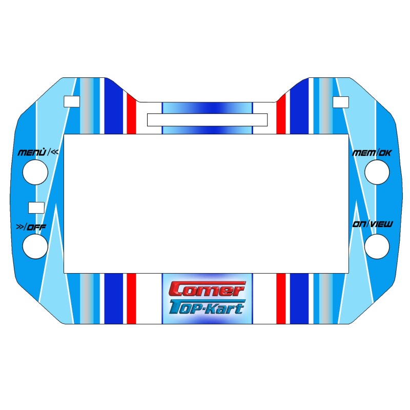Cover Adhesiva Top-Kart para AIM Mychron 5 NEW, MONDOKART