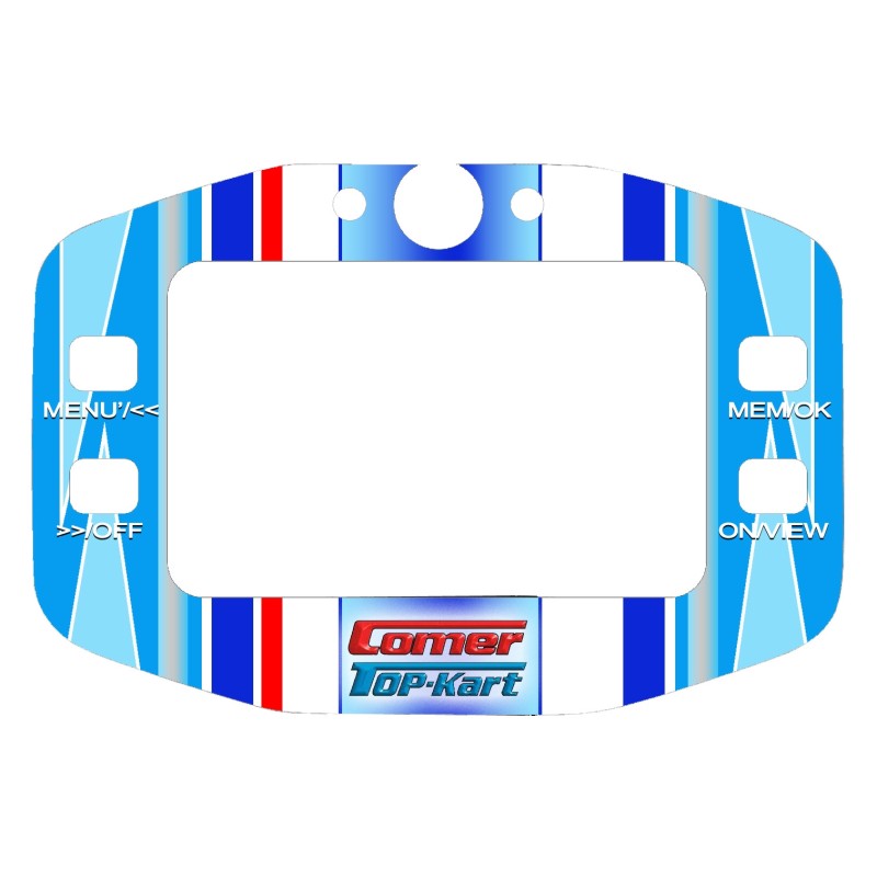 Cover Adhesiva Top-Kart para AIM Mychron 4, MONDOKART, kart, go