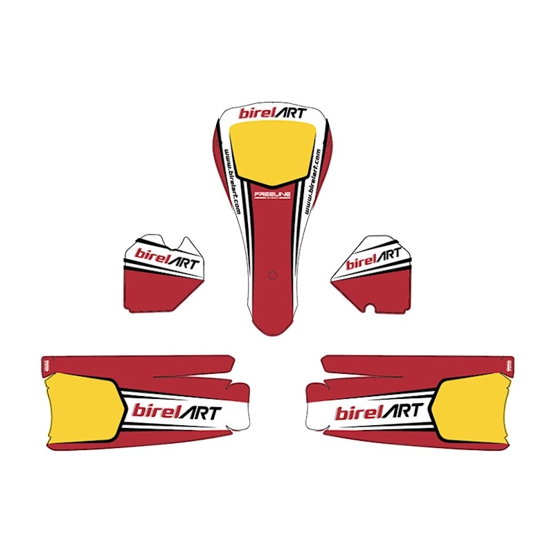 Kit Adhesivos BirelArt KZ y OK para carenados lateral KG EVO +