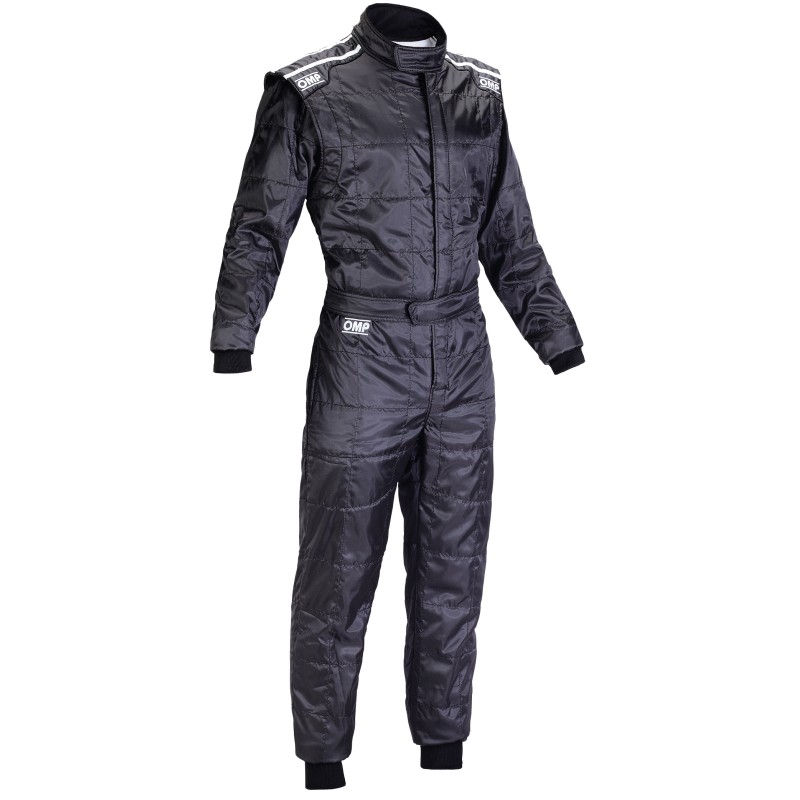 Combinaison Pilote OMP Mono KS-4 – Taille M, Noir – Polyester/coton, Fabriqué En Italie