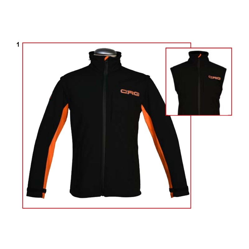 Soft Shell con Capucha CRG, MONDOKART, kart, go kart, karting