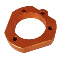 Adjustable axle support anodized aluminum for 30mm bearings