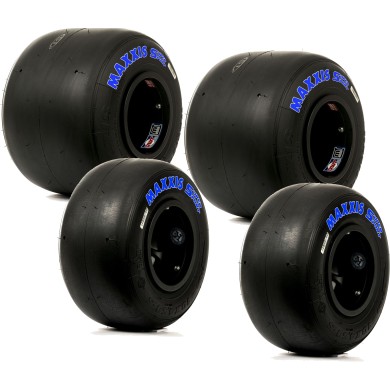 NEW!! Kart Reifen Set Maxxis SOFT SUPER-SPORT, MONDOKART, kart