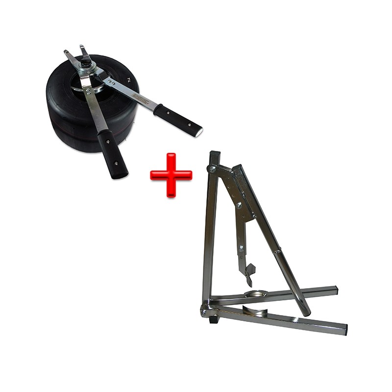 Manual Tyres Changer (scissors) + Bead Breaker COMPASS ECO