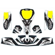 Kit Adhesivos para carenado KG 506 IPK Praga BLACK EDITION