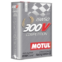 300V COMPETITION - 2 Litres - 15W50 Motul - Synthetic Engine Oil 4 Strokes