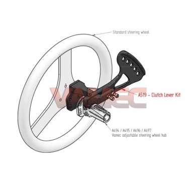 Kit Leva Frizione VAMEC Completa, MONDOKART, kart, go kart
