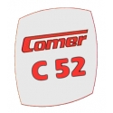 Sticker Comer C52, mondokart, kart, kart store, karting, kart