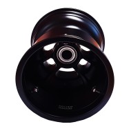 Cerchio 125mm Alluminio (3 Fori) Topkart SILVER -