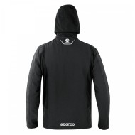 SEATTLE Soft Shell con Capucha Sparco NEGRA, MONDOKART, kart
