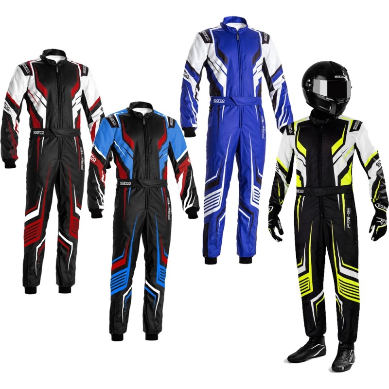 Combinaison Kart Sparco PRIME K (Adultes et Enfant), MONDOKART