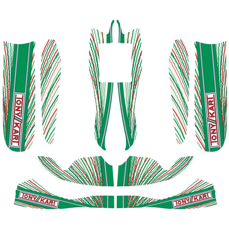Designkit TonyKart OTK 60 Rookie Mini / Baby-M8 fairings NEW!!