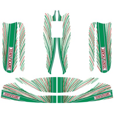 Kit Adesivi TonyKart OTK per Carenature M7 M10 NEW!!