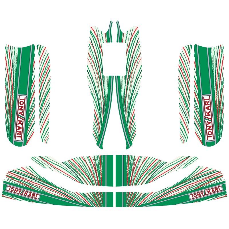 Kit Deco TonyKart OTK pour carrosserie M7 M10 NEW!!, MONDOKART