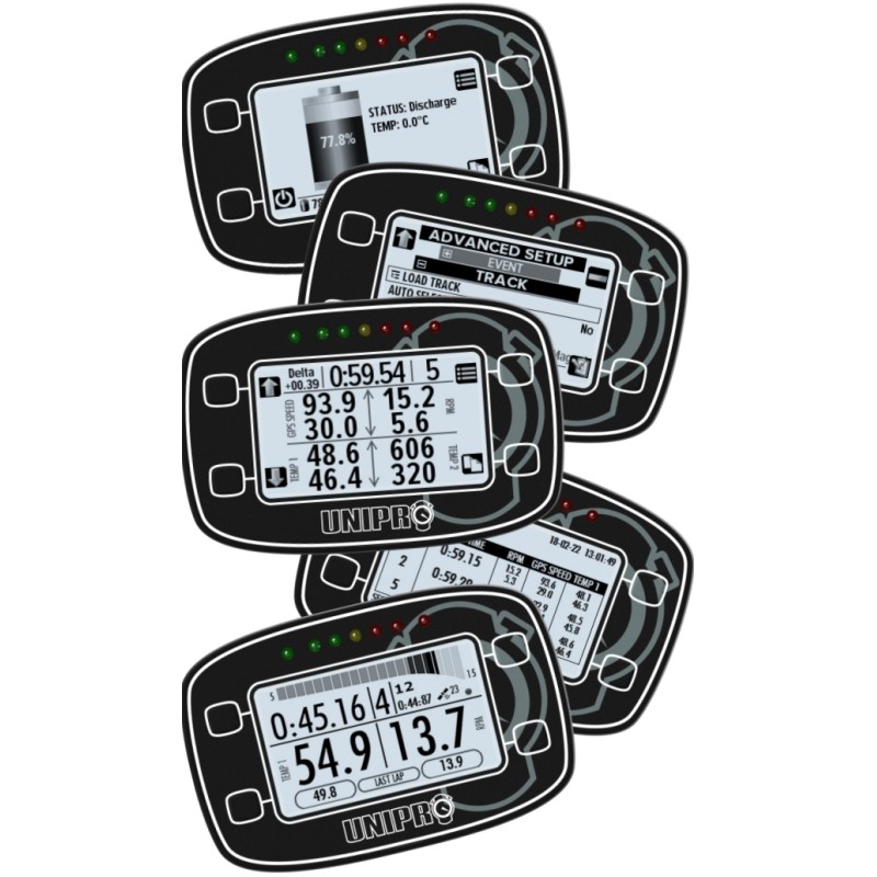 Cronometro Laptimer Unigo ONE GPS, MONDOKART, kart, go kart