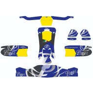 Kit Adesivi Carenature KG 507 - 508 IPK Praga, MONDOKART, kart
