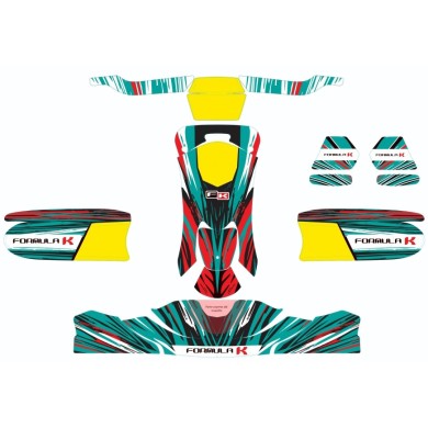 Kit Adesivi Carenature KG 507 - 508 IPK Formula K, MONDOKART