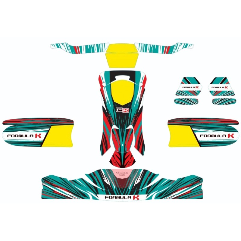 Aufkleber Kit KG 507 - 508 IPK Formula K, MONDOKART, kart, go